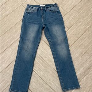 Karlie Straight Leg Jeans in Medium Blue Wash